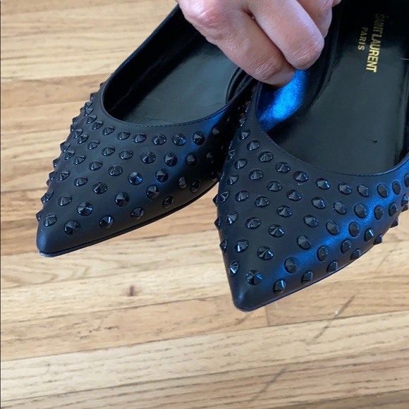 YSL spike flats / Yves Saint Laurent 36.5 - Picture 5 of 8